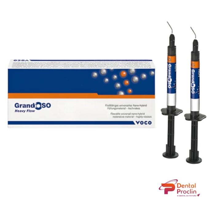 Resina GrandioSO Heavy Flow com 2 Seringas - Voco Validade: 01/27