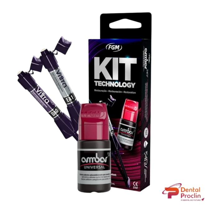 Resina Vittra APS + Adesivo Ambar Univesal APS Kit Technology - FGM