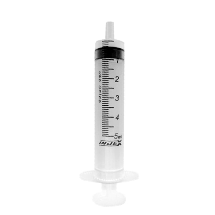 Seringa 5ml Bico Slip S/ Agulha - Injex