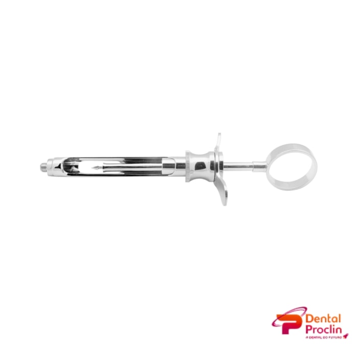 Seringa Carpule Lateral com Aspiração com Argola - Golgran