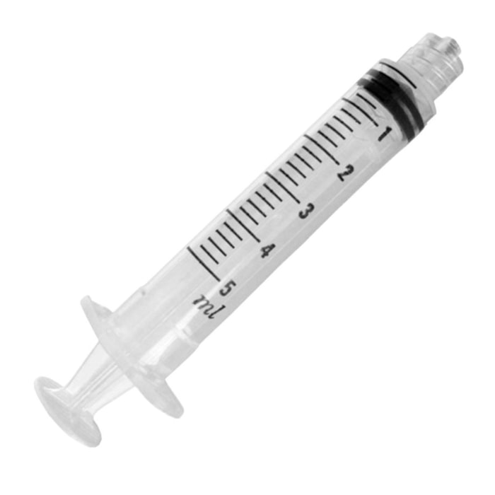 Seringa Descartável Luer Lock 5ml - Procare