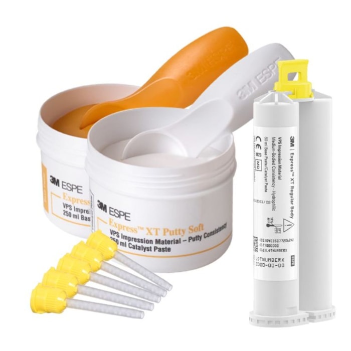 Silicone de Adição 3M™ Express™ XT com 1 Fluído de Viscosidade Média Kit - Solventum