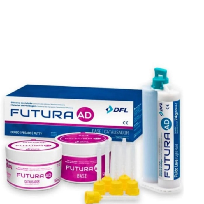 Silicone de Adição Futura AD Kit Simples Com Fluido Leve - DFL