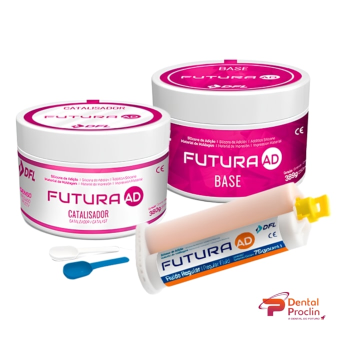 Silicone de Adição Futura AD Kit Simples com Fluído Regular - DFL Validade: 01/26