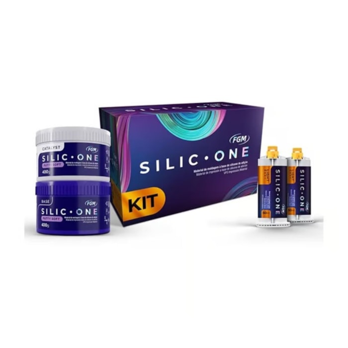 Silicone de Adição One Putty + Light Kit - FGM  Validade: 12/24