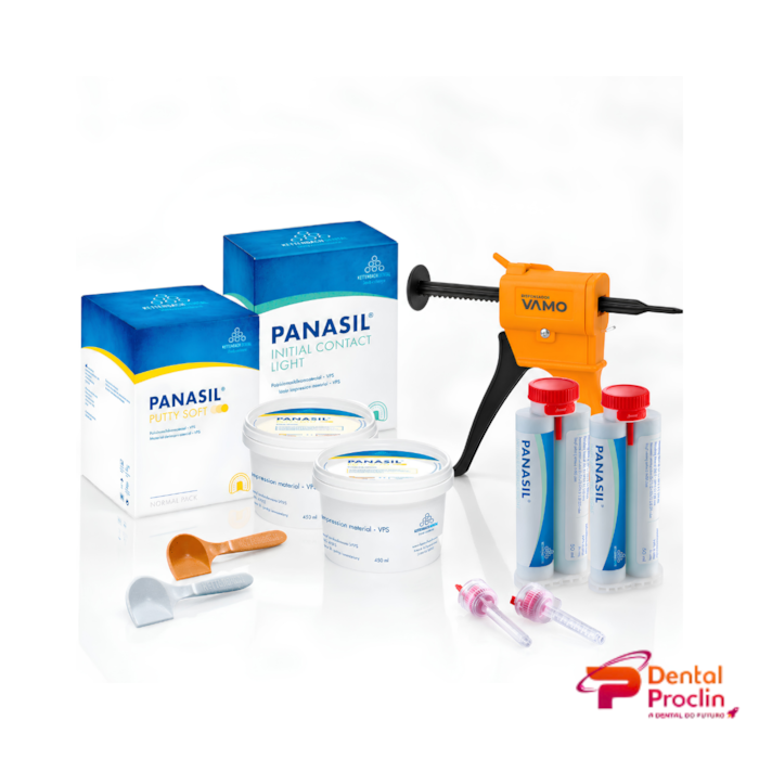 Silicone de Adição Panasil Initial Contact Light + Putty + Dispensador Kit – Kettenbach