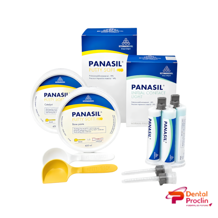 Silicone de Adição Panasil Putty Soft + Light Kit – Kettenbach