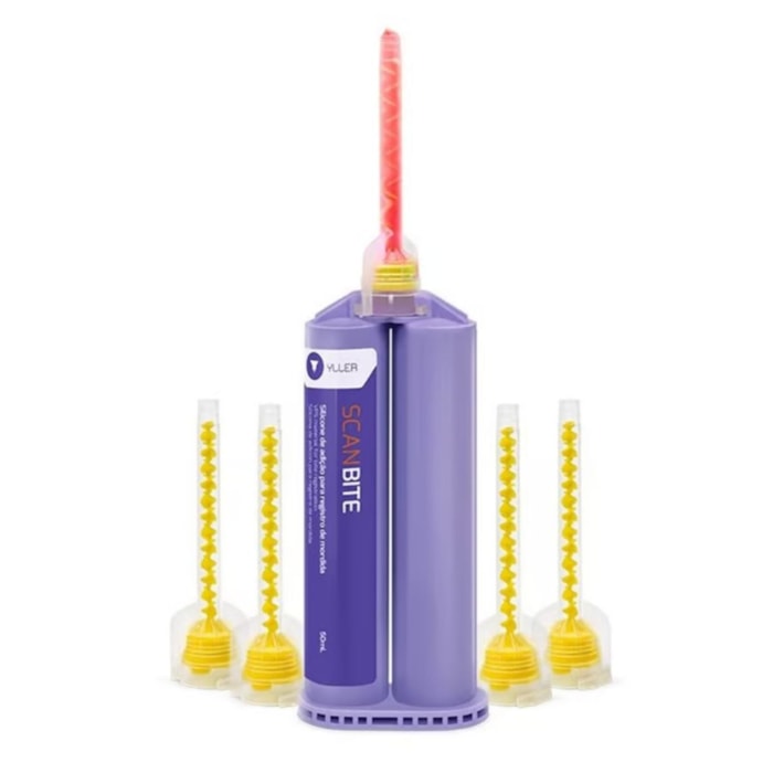 Silicone de Adição para Registro de Mordida Scan Bite com 1 Cartucho - Yller - Validade 01/25