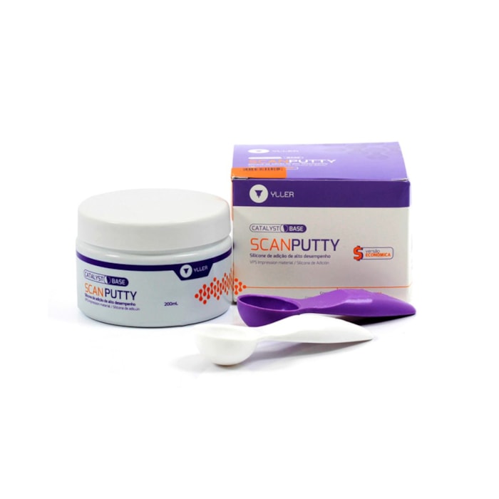Silicone de Adição Scan Putty + Scan Light Kit - Yller