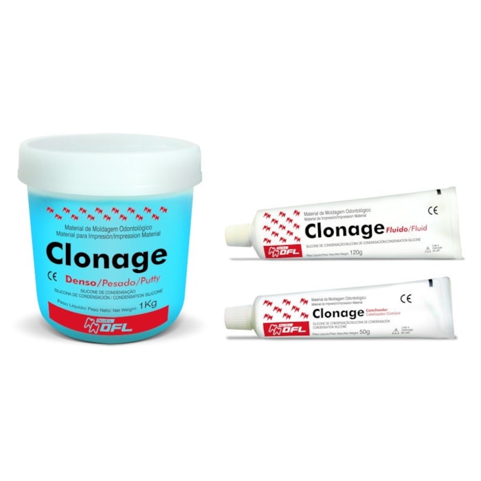 Silicone de Condensação Clonage Kit - DFL