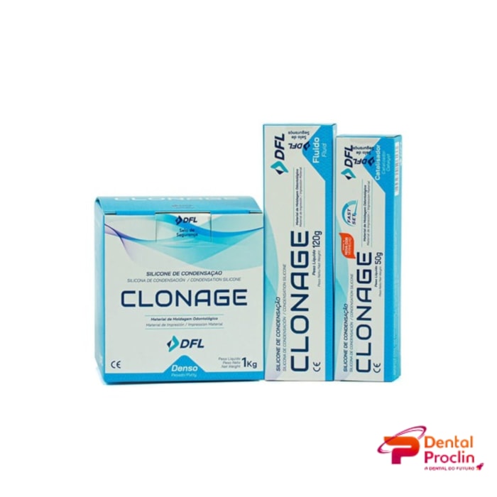 Silicone de Condesação Clonage Kit  - DFL Validade: 10/26