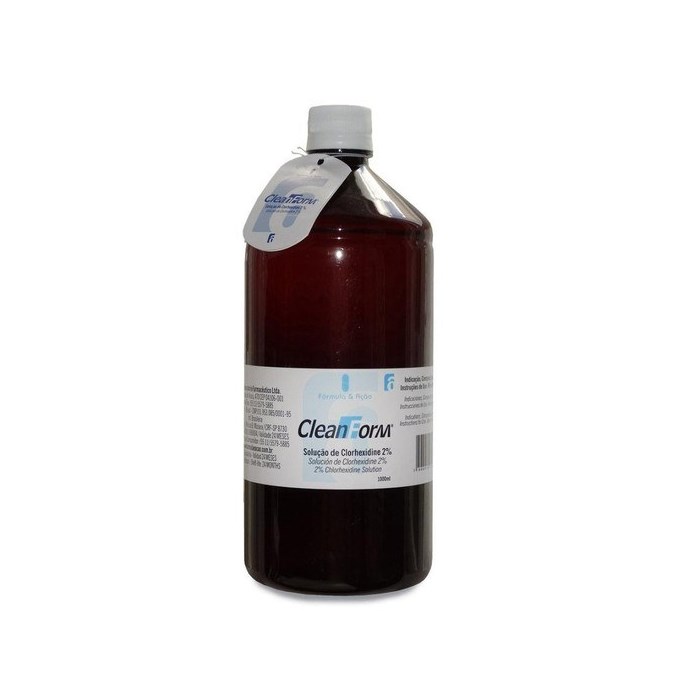 Solução de Clorhexidina 2% Cleanform  - Fórmula e Ação