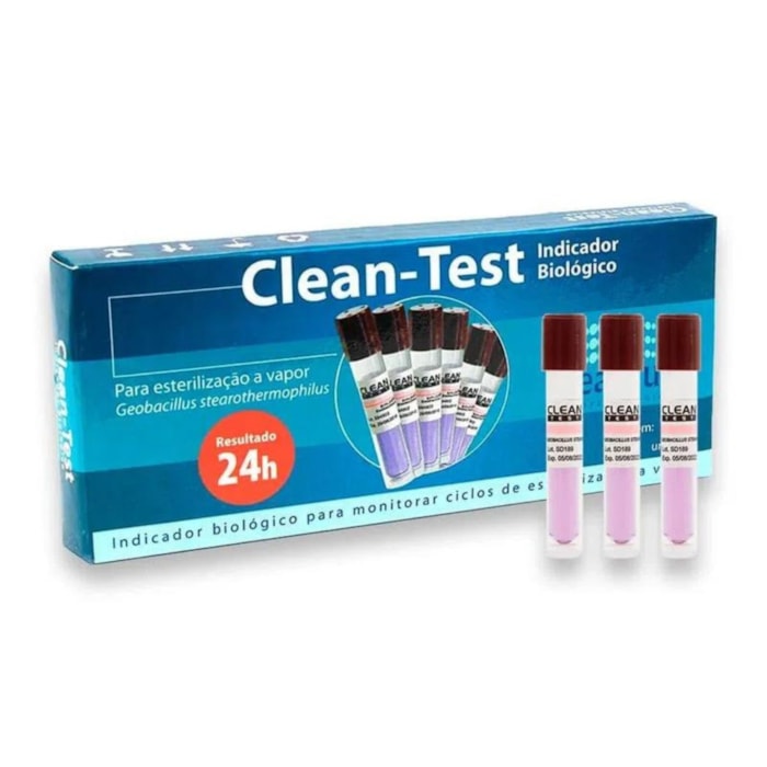 Teste Indicador Biológico Clean-Test - Clean Up