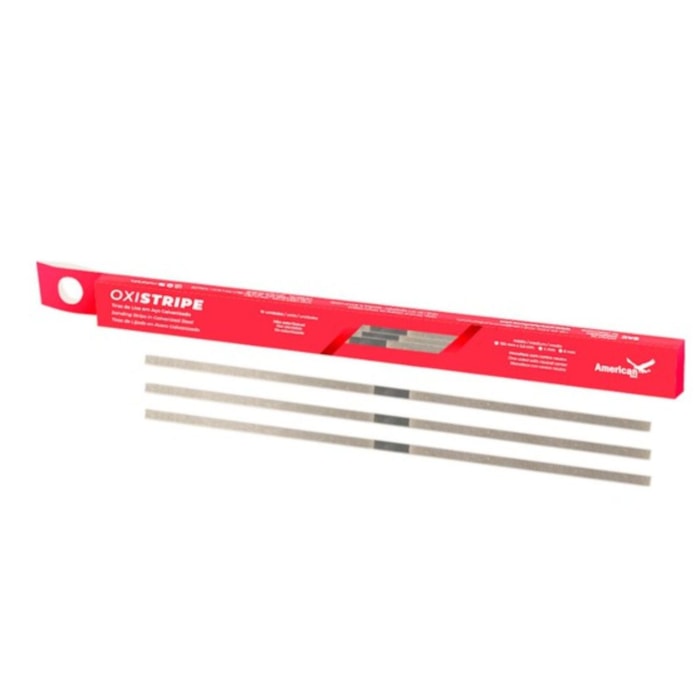 Tira de Lixa de Aço Galvanizado Oxistripe Granulação Médio - American Burrs