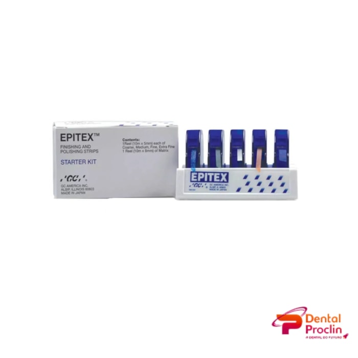 Tira de Lixa e Matriz de Poliéster Epitex Kit - GC
