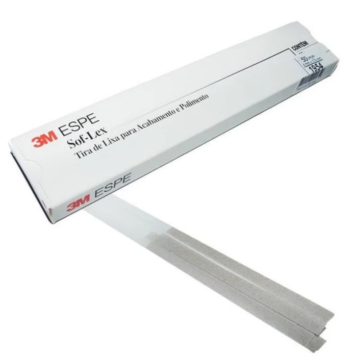 Tiras de Lixa de Poliéster 3M™ Sof-Lex™ com 50 Unidades - Solventum
