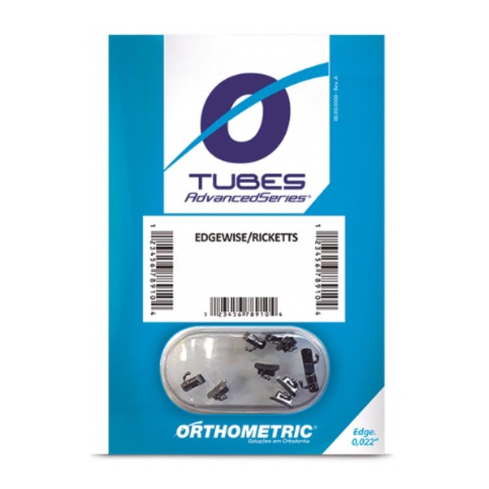 Tubo para Colagem Simples Edgewise/Ricketts 022 - Orthometric