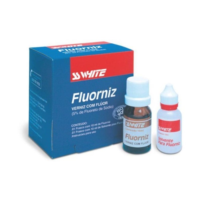 Verniz de Flúor Fluorniz com Fluor - SS White Validade: 09/24