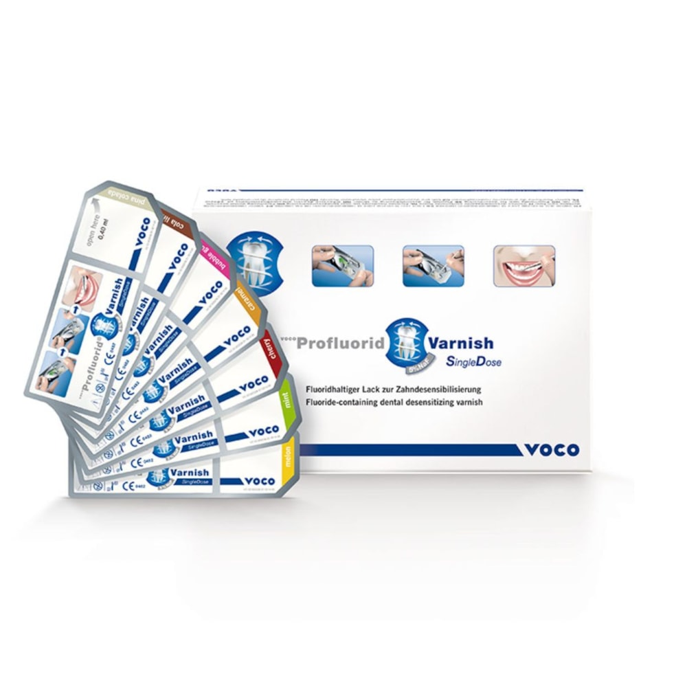 Verniz de Flúor Profluorid Varnish Single Dose Unica Voco Dental